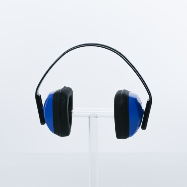 Căști cu funcție de anulare a zgomotului - Calotă: ABS - Pernuțe: Spumă PU - SNR:  23   dB , culoare Albastru-Negru