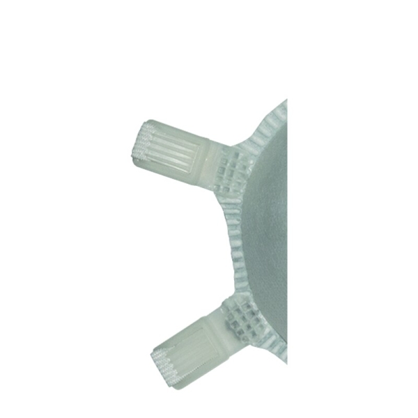 Semimască de unică folosință - Material sintetic nețesut - Pungă de 2, culoare Alb