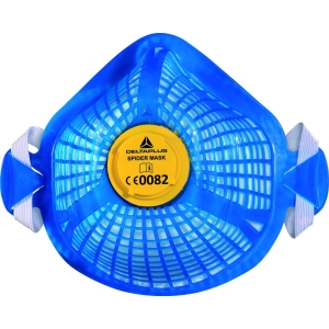 Semimască de unică folosință - Plasă, Material sintetic nețesut, TPE - Pungă de 5, culoare Albastru