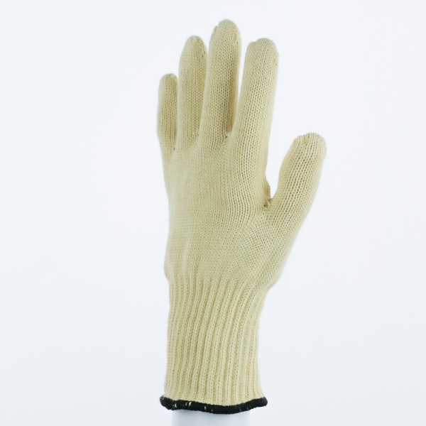 Mănușă tricotată fără strat protector - Aramidă, Bumbac - Calibru : 7, culoare Galben