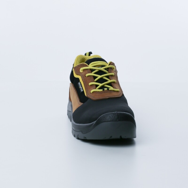 Pantofi De Protecție Eiger S3S   - Material textil - Piele șpăltuită cu membrană din PU - Piele de vacă - Membrană PU - Branț : PU/2d Maro