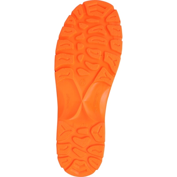 Pantofi De Protecție S1P Sh S   - Piele - Velur - Branț : PU/2d Bej-Galben, Bleumarin-Portocaliu