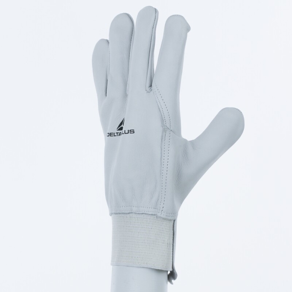 Mănușă preformată palmă piele/dos piele - Bovină, culori: Natural