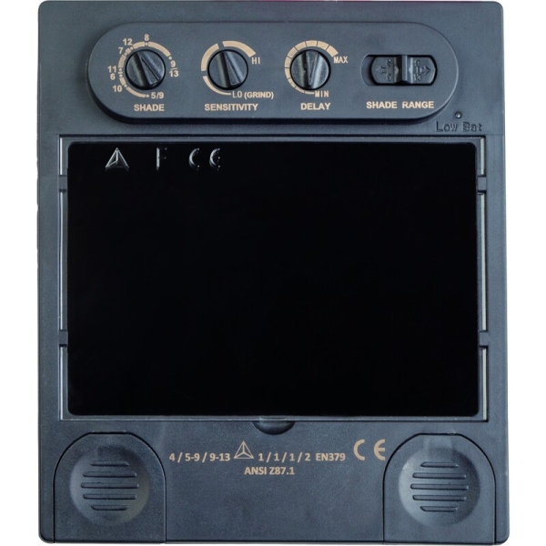 Cască pentru sudori - Policarbonat - Se vinde la unitate, culoare Negru-Gri