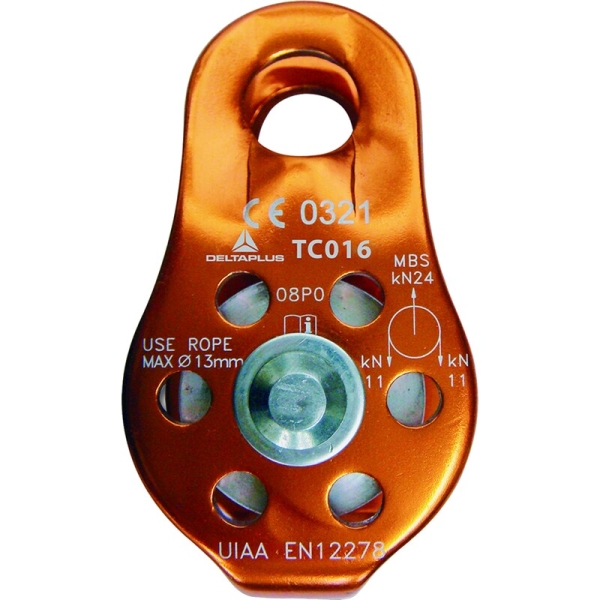 Mini scripete - Aluminiu, culoare Portocaliu