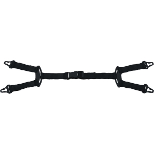 Curelușă de fixare - 4 puncte - Pungă de 10, culoare Negru