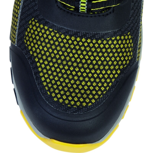 Pantofi Memphiss1P Neg/Gal   - Material textil - Poliester - Branț : EVA/Nitril Negru-Galben