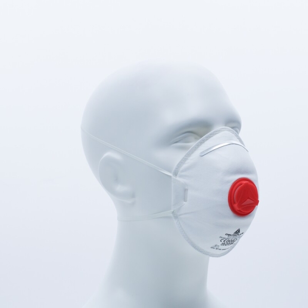 Semimască de unică folosință - Material sintetic nețesut - Cutie de 10, culoare Alb