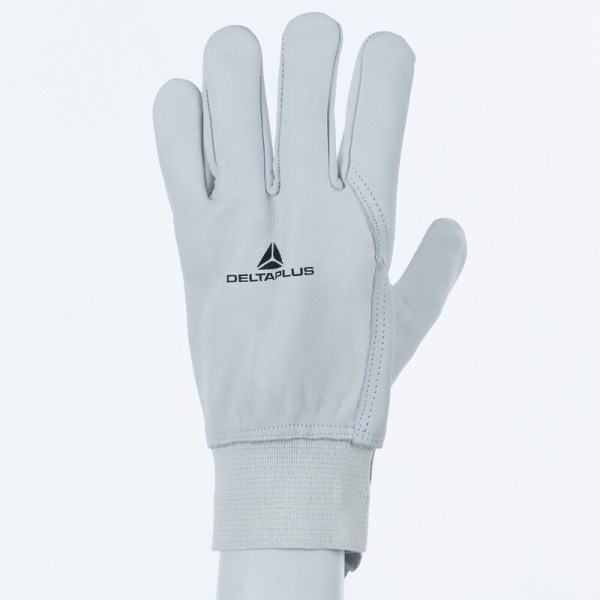 Mănușă preformată palmă piele/dos piele - Bovină, culori: Natural