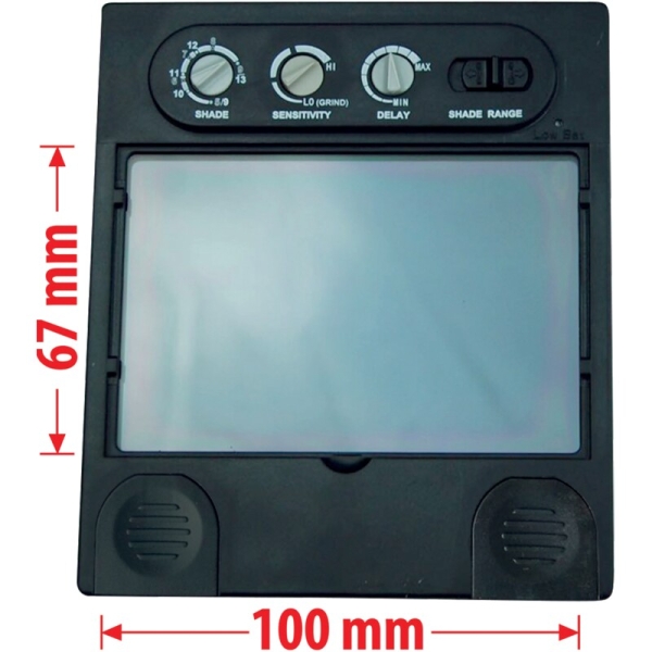 Cască pentru sudori - Policarbonat - Se vinde la unitate, culoare Negru-Gri