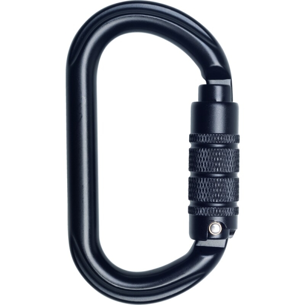 Cârlig cu autoblocare - Aluminiu - Deschidere:  20 mm   mm , culoare Negru