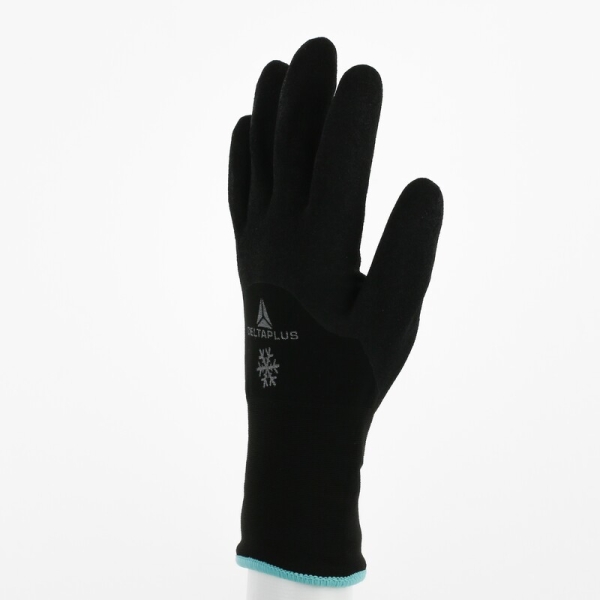 Mănușă tricotată cu strat protector - Acril, Poliamidă - Spumă de nitril - Calibru : 13, culori: Negru