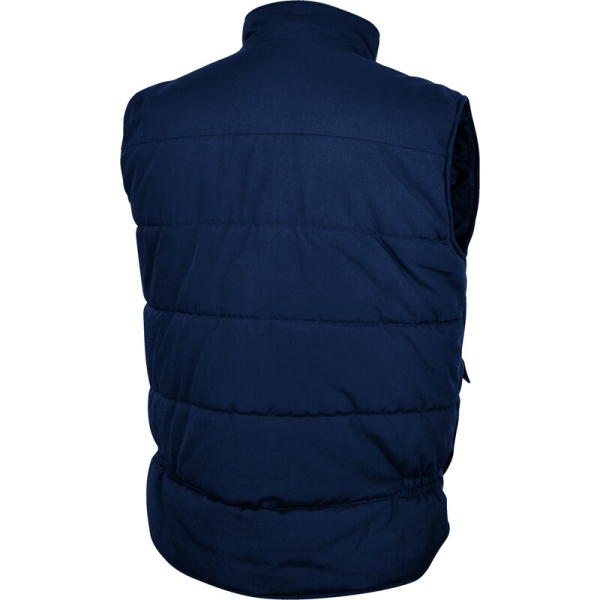 Vestă călduroasă -  Pânză - 80% poliester 20% bumbac | Căptuşeală: Tafta - 100% poliester, culori: Bleumarin-Roșu, Gri-Verde, Bleumarin-Portocaliu, Negru, Bleumarin