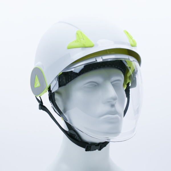 Cască de protecție specifică - Neventilat - 4 puncte, culoare Alb