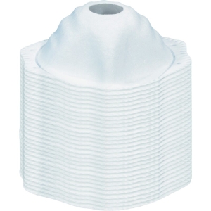 Semimască de unică folosință - Material sintetic nețesut - Cutie de 30, culoare Alb