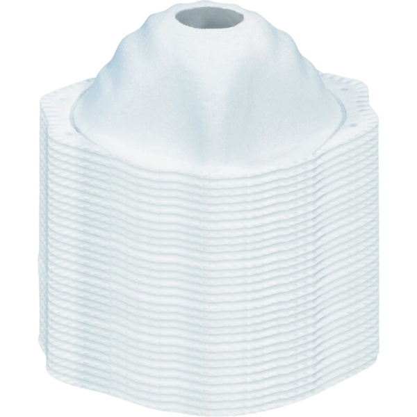 Semimască de unică folosință - Material sintetic nețesut - Cutie de 30, culoare Alb