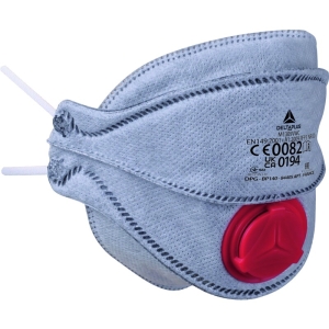 Semimască de unică folosință - Material sintetic nețesut - Cutie de 10, culoare Gri