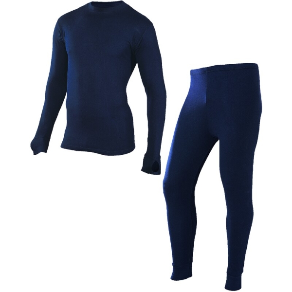 Set de lenjerie de corp multirisc -  Tricot Jersey - 50% aramidă 48% viscoză 2% fibră antistatică - 200 g/m², culori: Bleumarin