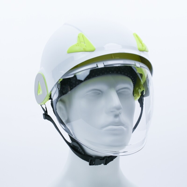 Cască de protecție specifică - Neventilat - 4 puncte, culoare Alb