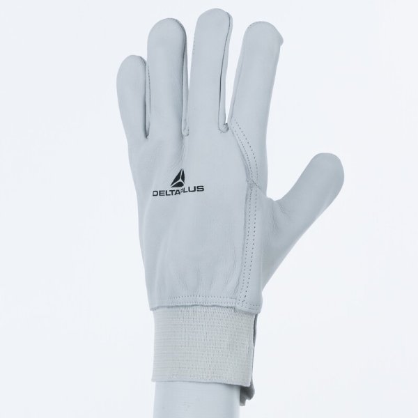 Mănușă preformată palmă piele/dos piele - Bovină, culori: Natural