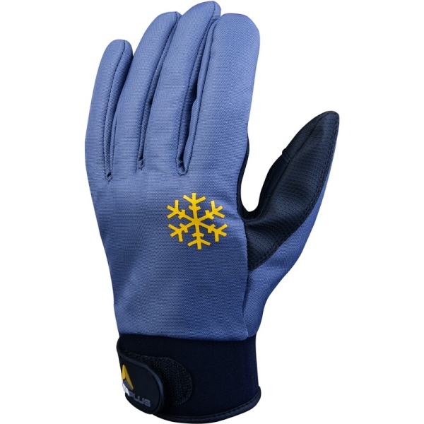 Mănușă tricotată cu strat protector - Poliester - Nitril neted, culori: Gri-Negru