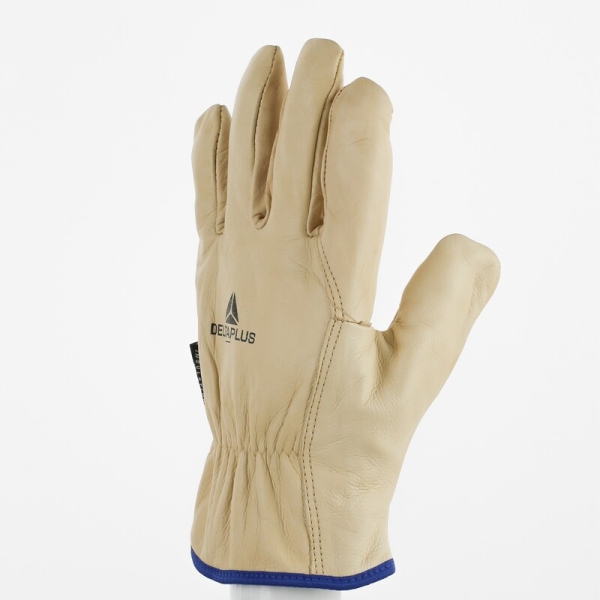 Mănușă preformată palmă piele/dos piele - Bovină, culori: Bej