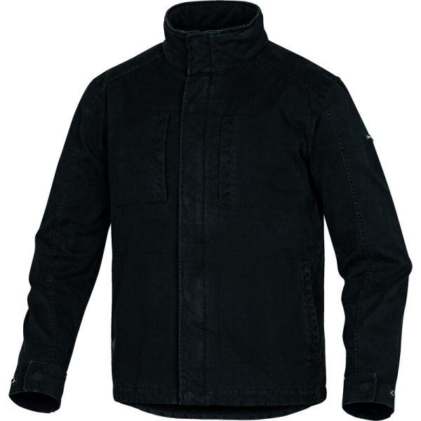 Jachetă călduroasă -  Pânză - 100% bumbac | Căptuşeală: Fleece - 100% poliester, culori: Negru