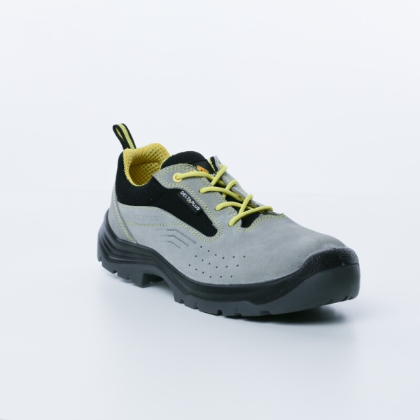 Pantofi De Protecție Cinto S1Ps   - Piele - Crustă-Velur - Branț : PU/2d Gri