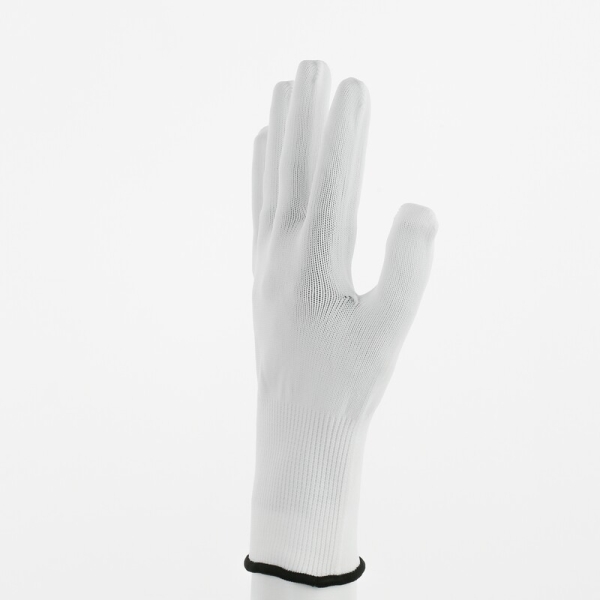 Mănușă tricotată fără strat protector - Poliamidă - Calibru : 13, culori: Alb