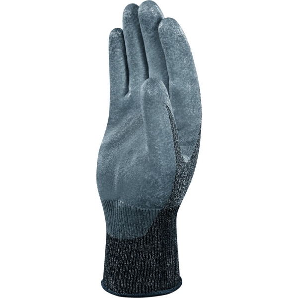 Mănușă tricotată cu strat protector - SOFTnocut - Nitril neted - Calibru : 18, culori: Gri