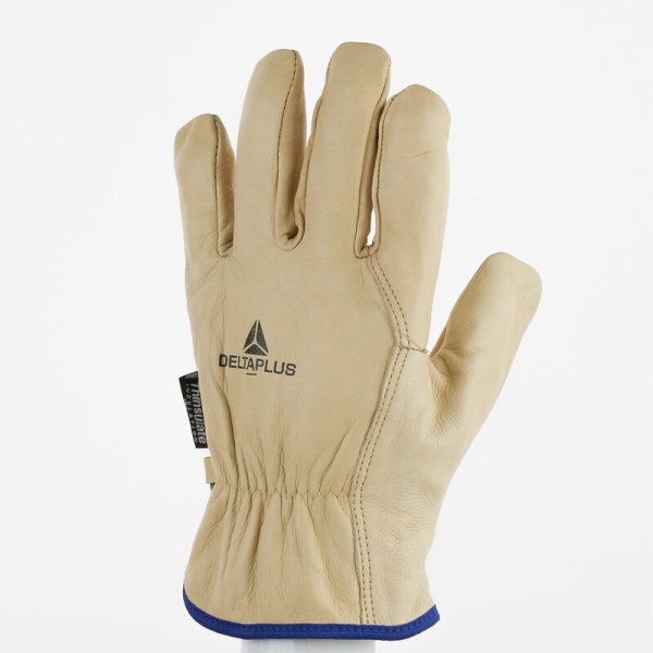 Mănușă preformată palmă piele/dos piele - Bovină, culori: Bej