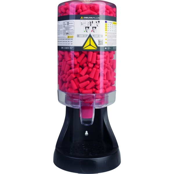 Dozator de dopuri de urechi - Spumă PU - Fără suport - SNR:  36   dB  - Cutie de 500, culoare Gri