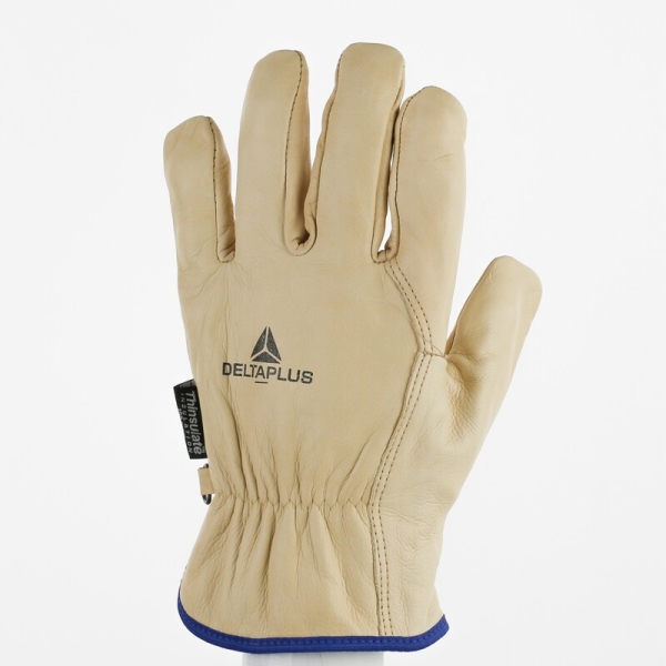 Mănușă preformată palmă piele/dos piele - Bovină, culori: Bej