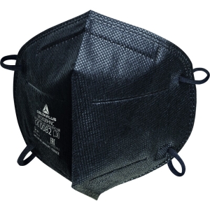 Semimască de unică folosință - Material sintetic nețesut - Cutie de 30, culoare Negru