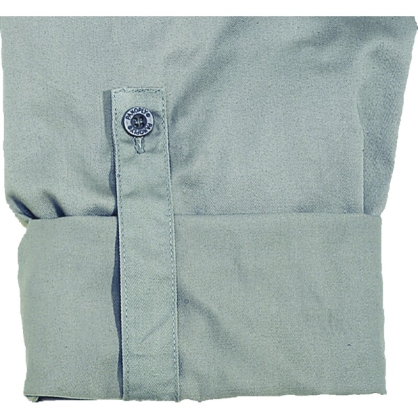 Pe cămașă -  Twill - 65% poliester 35% bumbac - 200 g/m², culori: Bej-Gri deschis, Bleumarin-Negru, Gri deschis-Gri închis