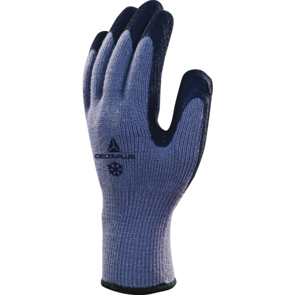 Mănușă tricotată cu strat protector - Acril - Spumă de nitril - Calibru : 10, culori: Gri-Negru, Galben fluorescent-Negru