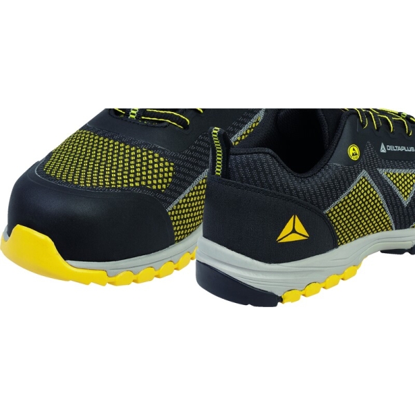 Pantofi Memphiss1P Neg/Gal   - Material textil - Poliester - Branț : EVA/Nitril Negru-Galben