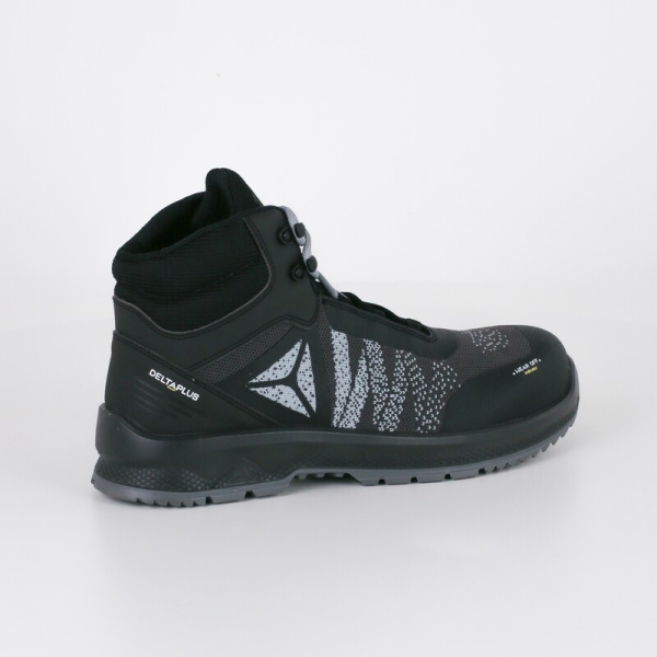 Pantofi Calcio S3S Ne/Gr  - Material textil - Membrană - TPU - Tricotată - Branț : PU/2d Negru-Gri