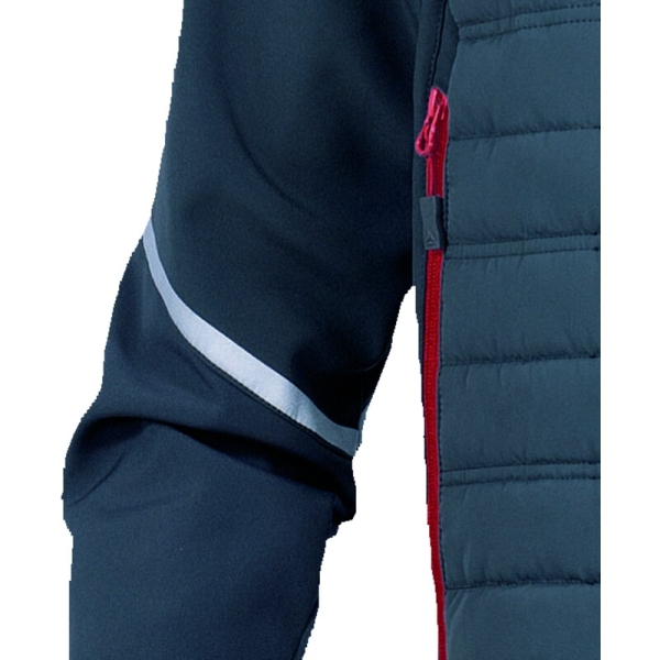 Jachetă călduroasă -  Pânză - 100% poliester - Acoperire poliuretanică | Softshell - 96% poliester 4% elastan - 2 straturi laminate | Căptuşeală: Tafta - 100% poliester, culori: Gri