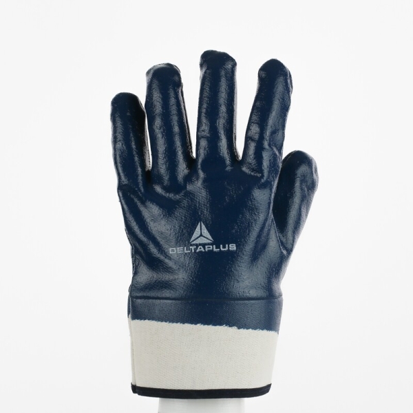 Mănușă preformată cu strat protector - Motive din nitril, culori: Albastru