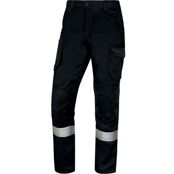 Pantaloni de lucru -  Twill - 63% poliester 34% bumbac 3% elastan, culori: Negru