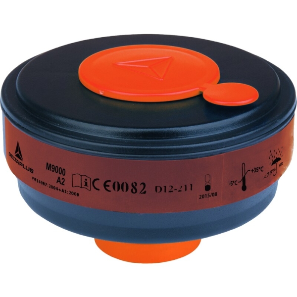 Filtre - Filtru de protecție respiratorie pentru mască - Cutie de 4, culoare Negru