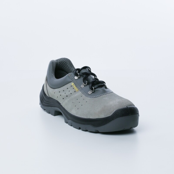 Pantof Fennec4 S1 Low    - Piele - Crustă-Velur - Branț : PU/2d Gri