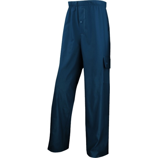 Pantaloni impermeabili -  Susținere - 100% poliester - 270 g/m², Membrană din PVC/PU la exterior, culori: Bleumarin, Galben, Verde