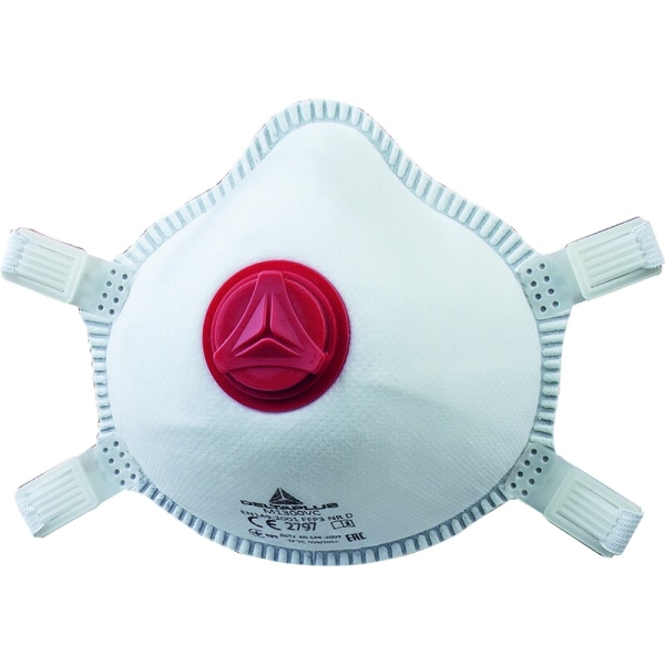 Semimască de unică folosință - Material sintetic nețesut - Cutie de 5, culoare Alb