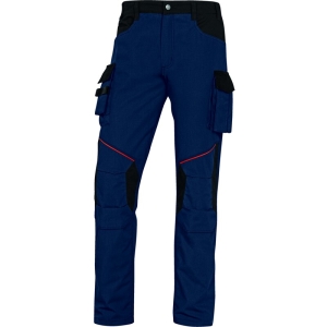 Pantaloni de lucru -  Ripstop - 64% poliester 34% bumbac 2% elastan, culori: Gri-Negru, Bleumarin-Negru