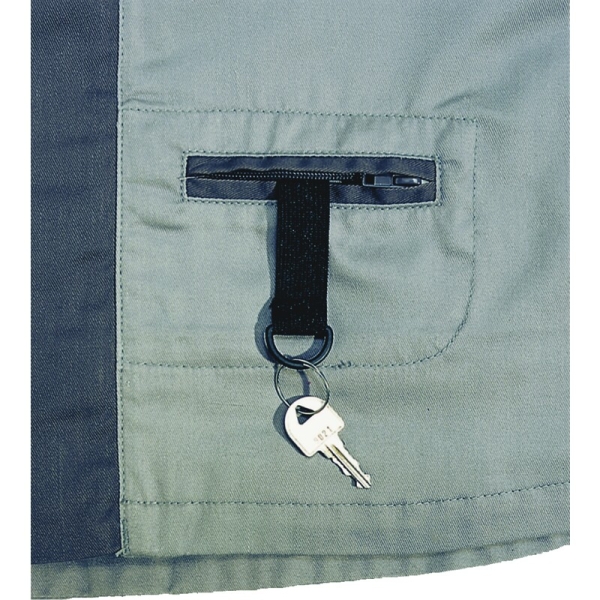 Pe cămașă -  Twill - 65% poliester 35% bumbac - 200 g/m², culori: Bej-Gri deschis, Bleumarin-Negru, Gri deschis-Gri închis