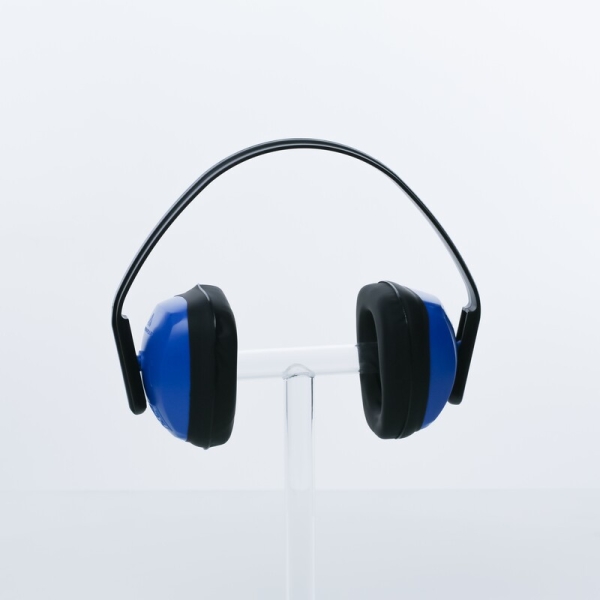 Căști cu funcție de anulare a zgomotului - Calotă: ABS - Pernuțe: Spumă PU - SNR:  23   dB , culoare Albastru-Negru