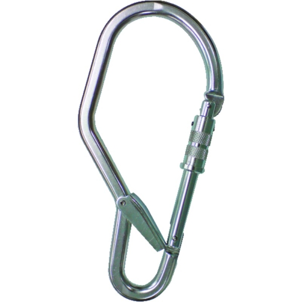 Carabinieră cu autoblocare - Aluminiu - Deschidere:  58   mm , culoare Metalic