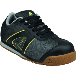 Black Dspirit S1P Low Shoes   - Piele - Material textil - Velur - Branț : PU/Nitril Negru